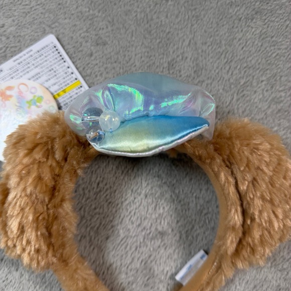 Disney Duffy the Disney Bear Headband Women One Size Brown Iridescent Hat Theme